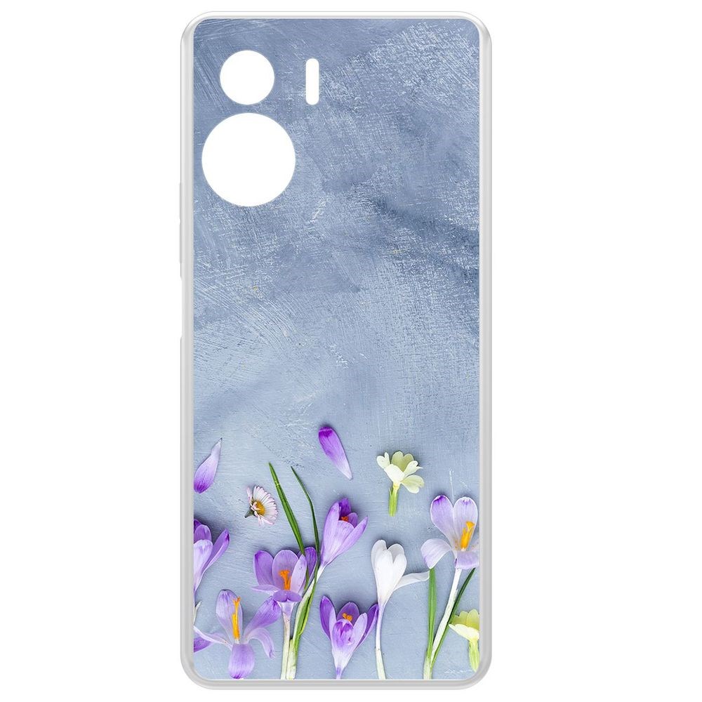 Чехол-накладка Krutoff Clear Case Цветочное настроение для Honor 90 Lite