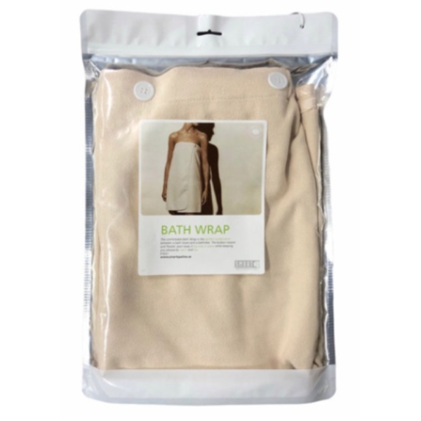 

Полотенце банное Smart Microfiber махровое, с пуговицей, бежевое