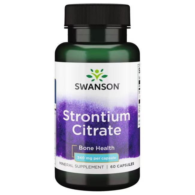 Цитрат стронция SWANSON Strontium Citrate капсулы 340 мг 60 шт.