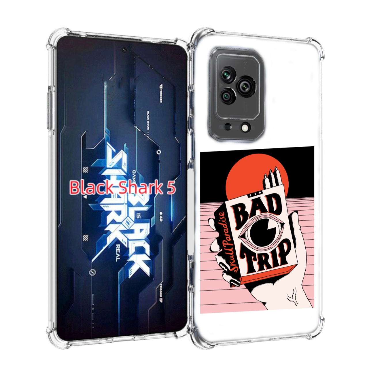 

Чехол MyPads плохая пачка для Xiaomi Black Shark 5, Прозрачный, Tocco