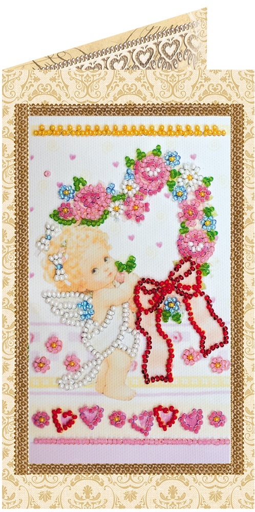 

Абрис Арт Проказник купидон, 8,4х14 см