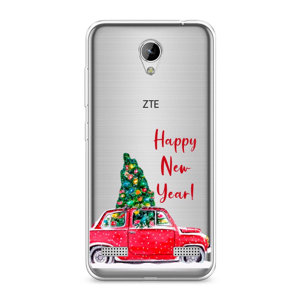 

Чехол на ZTE Blade A520 "Happy New Year", Красный;зеленый, 132050-5