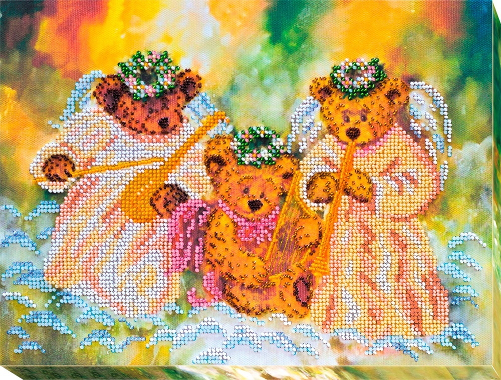 

Абрис Арт Мишки-ангелочки, 28х21 см