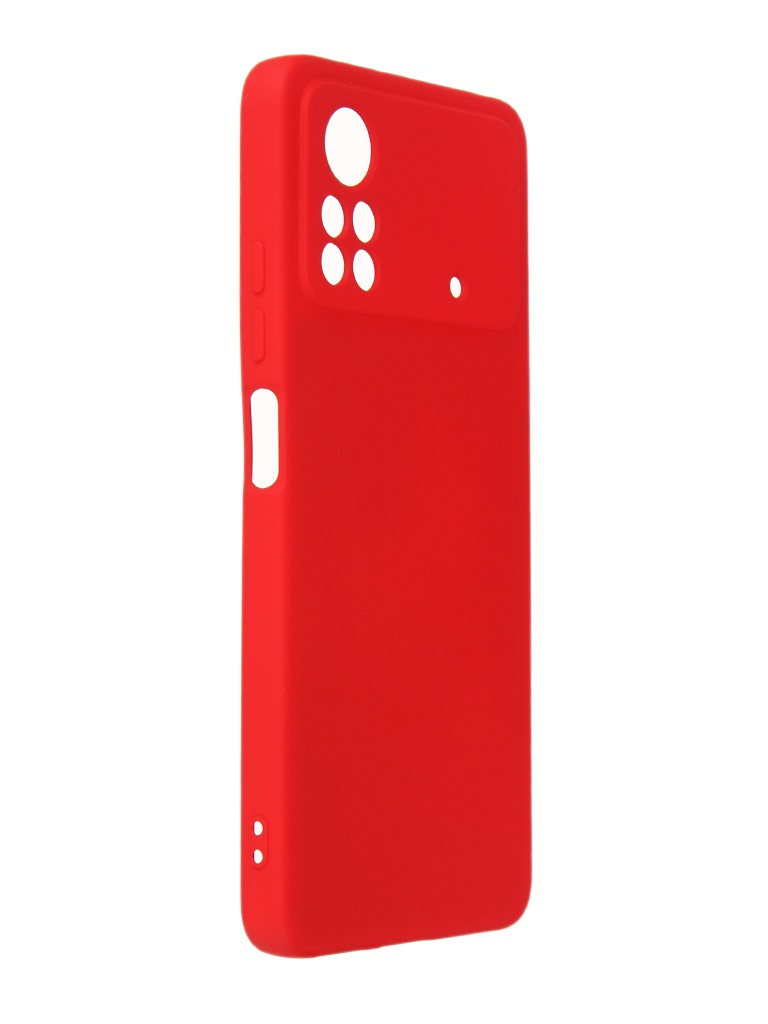 фото Чехол neypo для poco x4 pro 5g silicone 2.0mm red nsc50347