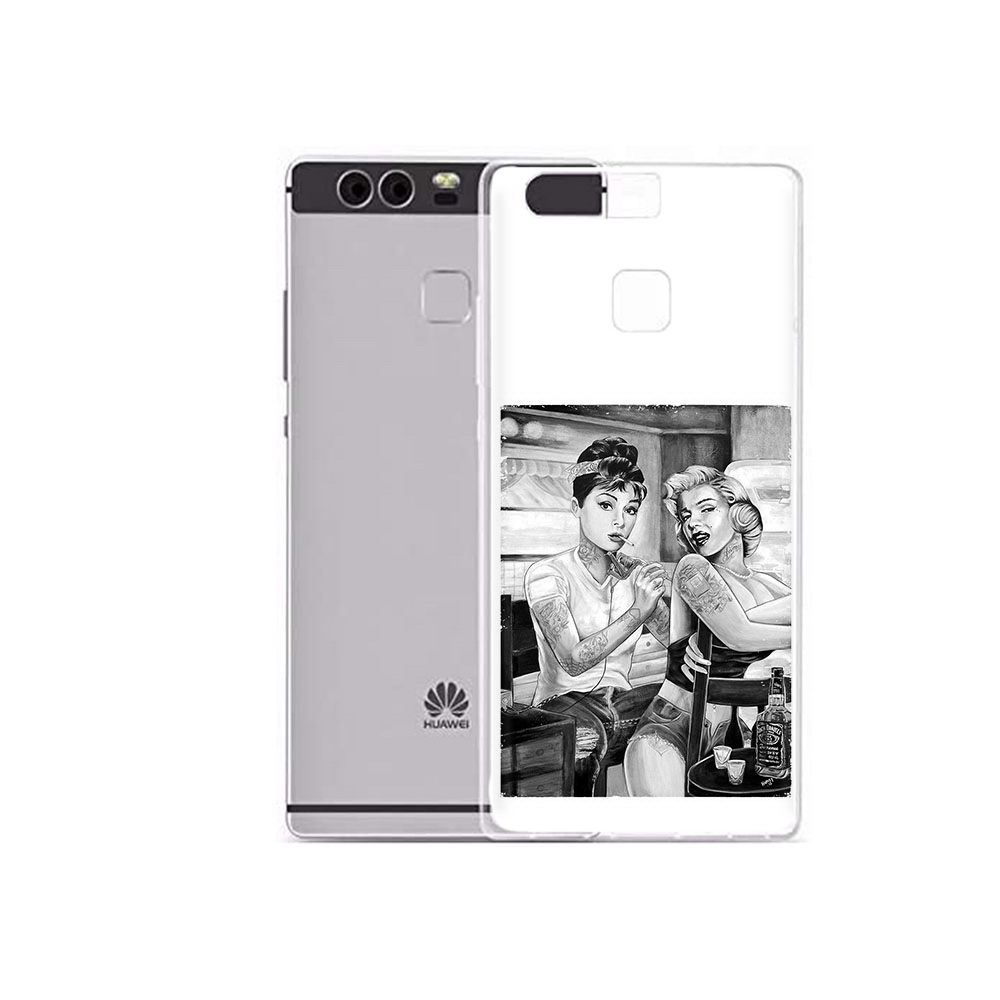 

Чехол MyPads Tocco для Huawei P9 Plus тату мастер (PT31455.54.637), Прозрачный, Tocco