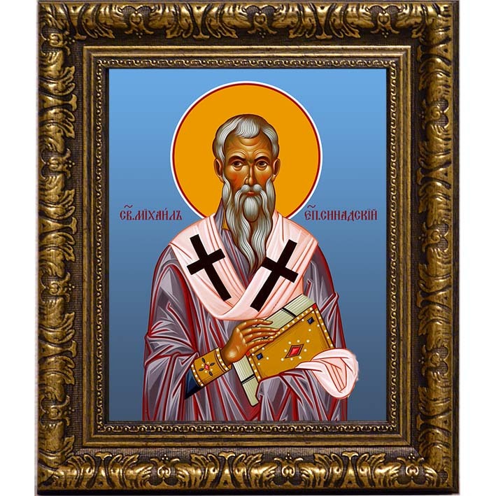 

Михаил, епископ Синадский (Фригийский) святитель. Икона на холсте.