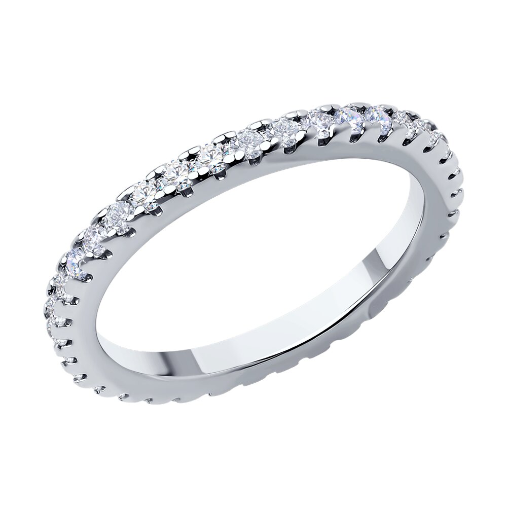 

Кольцо из серебра р.  SOKOLOV 94014014-91, фианит, 94014014-91