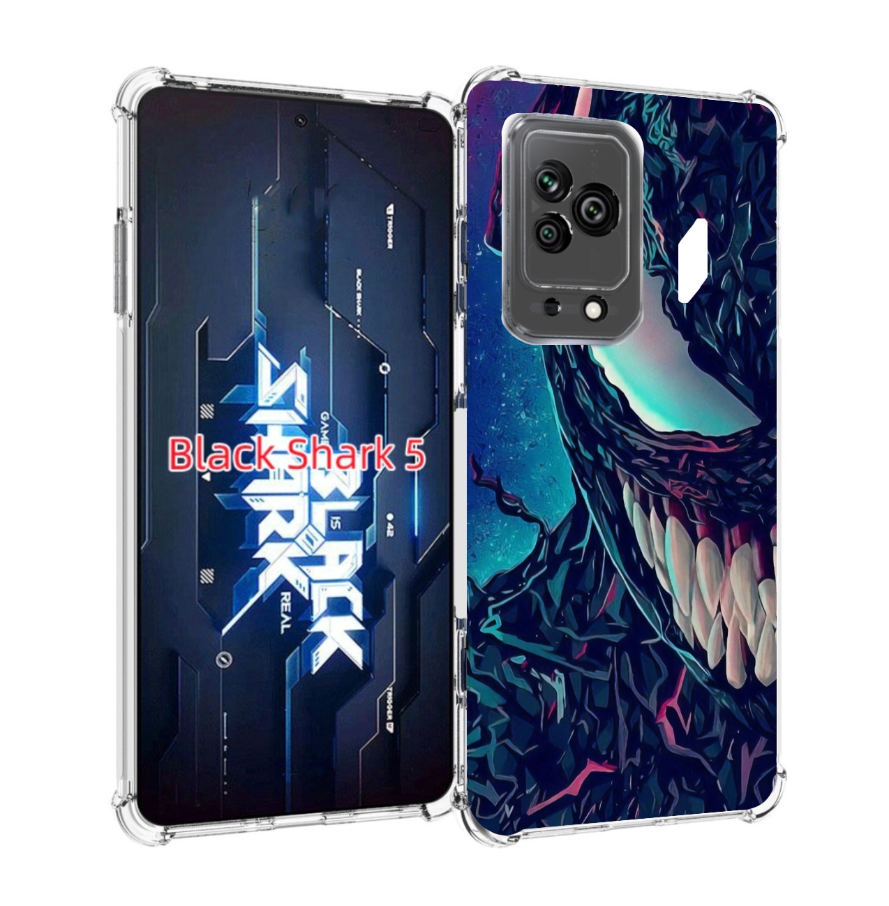 

Чехол MyPads полу веном для Xiaomi Black Shark 5, Прозрачный, Tocco