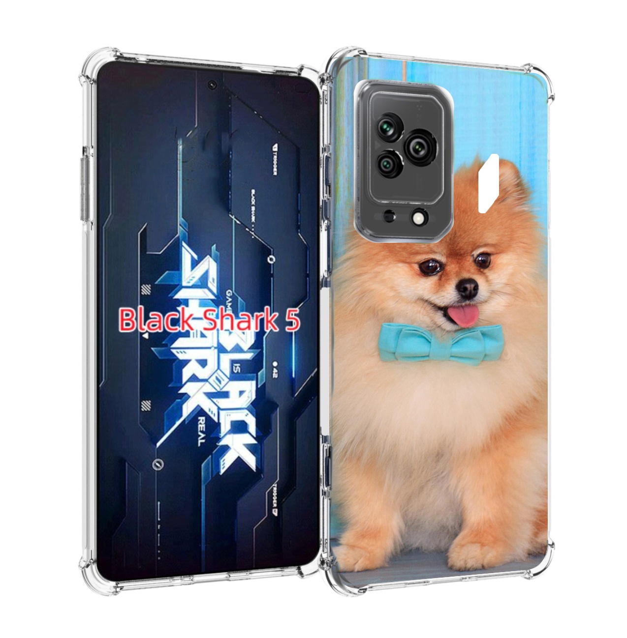 

Чехол MyPads померанскии шпиц для Xiaomi Black Shark 5, Прозрачный, Tocco