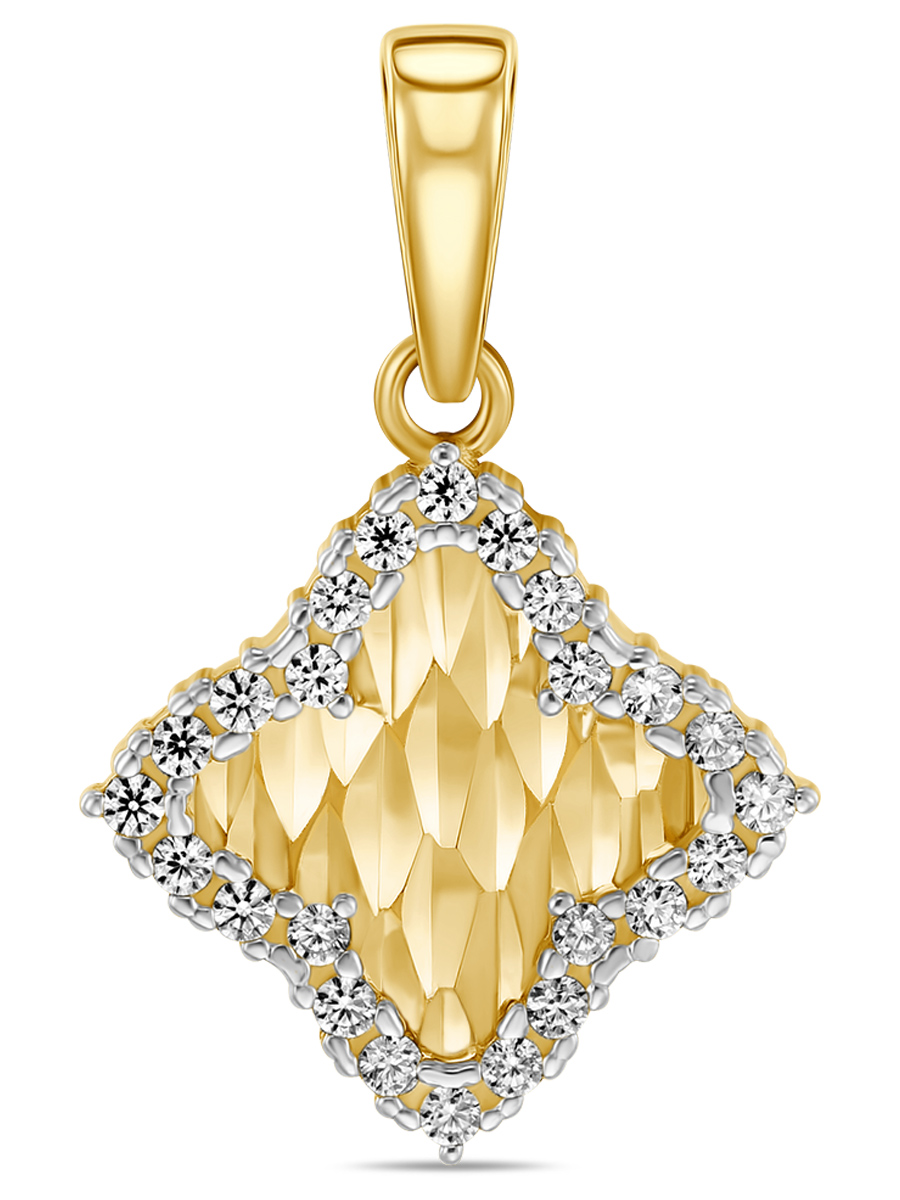 

Подвеска из золота с фианитом MIUZ Diamonds (Московский ювелирный завод) P2020-AMA-0082-Y, P2020-AMA-0082-Y