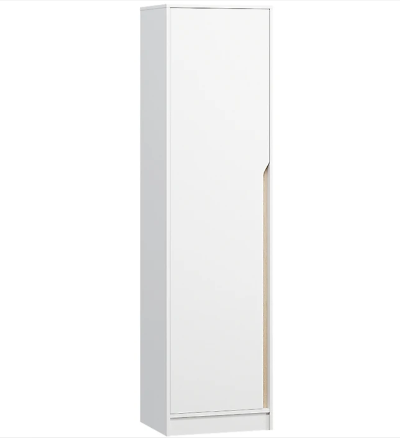 

Шкаф-пенал QualisMebel Antrey 600х400х2200, Белый, Antrey