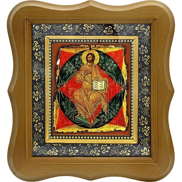 

Подаждь Боже - Спас в силах. Копия иконы Андрея Рублева на холсте.