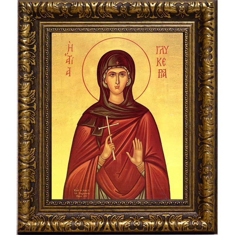 

Гликерия Гераклейская, Ираклийская дева мученица. Икона на холсте.