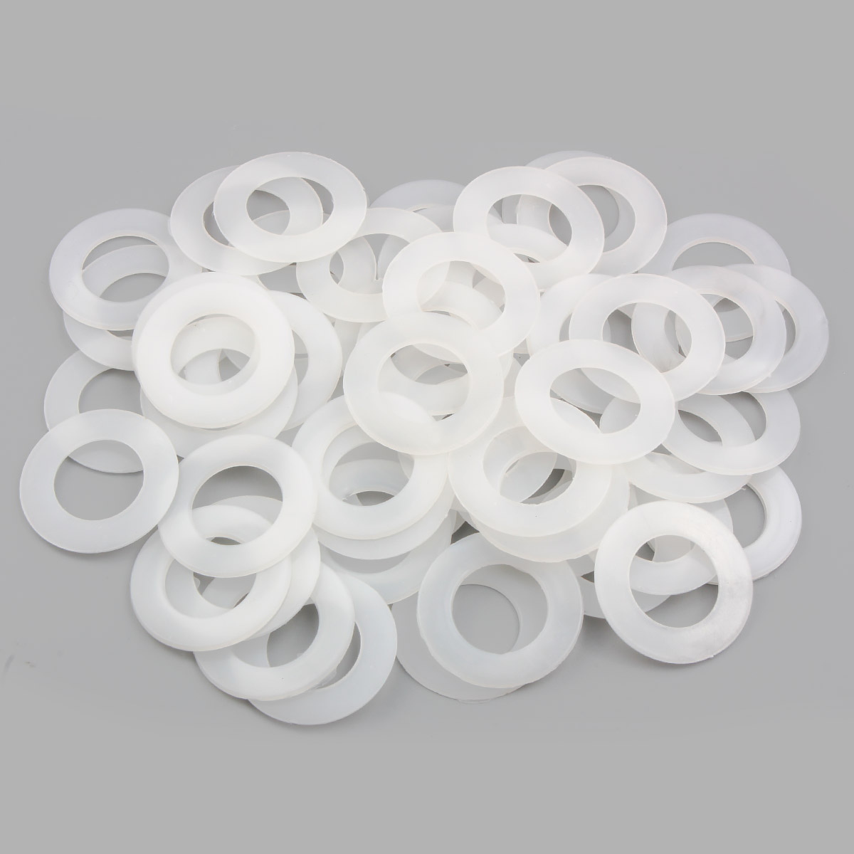 

Кольцо уплотнительное NEW STAR пластик под блочку, люверс №31, 100шт, Белый