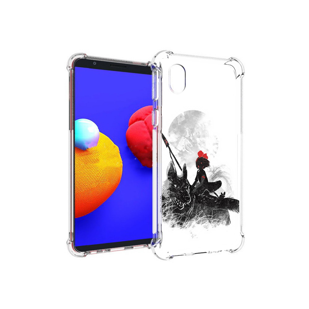 

Чехол MyPads Tocco для Samsung Galaxy A01 Core мононоке (PT151825.477.481), Прозрачный, Tocco