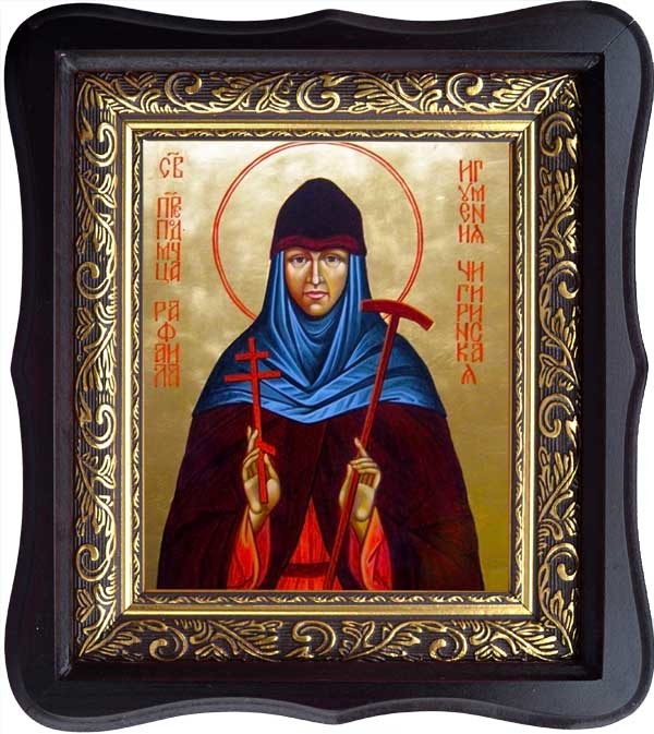 

Рафаила преподобномученица Игумения Чигиринская. Икона на холсте.