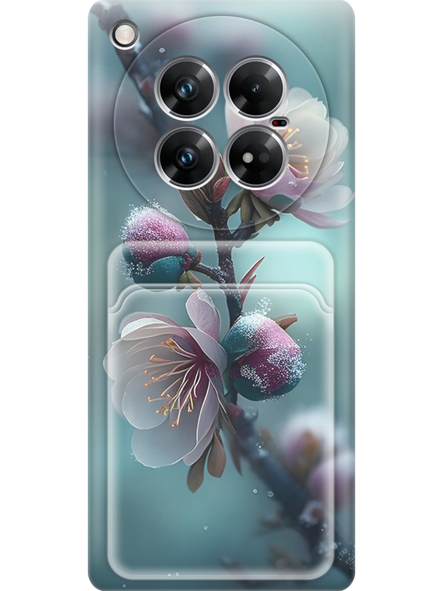 

Силиконовый чехол на Infinix Zero 40 5G с принтом с карманом для карты 840971, Прозрачный;белый;голубой, 786721121