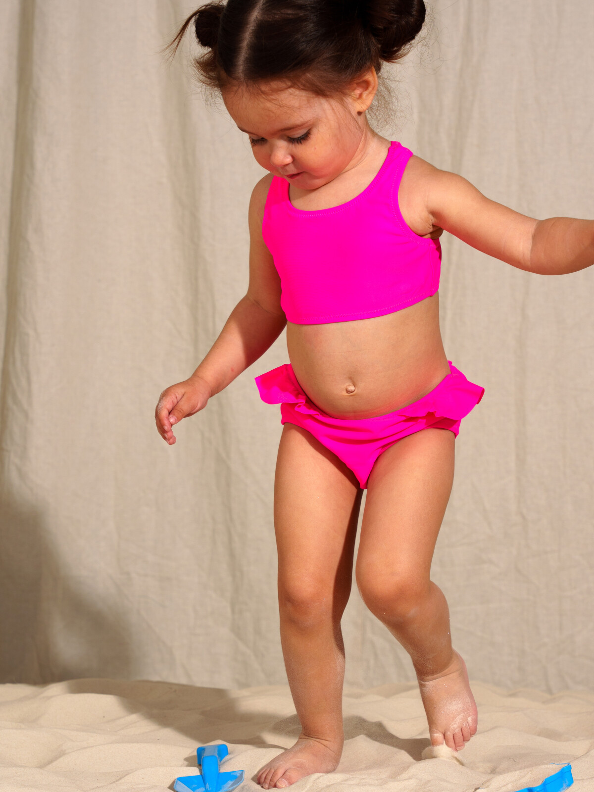 

Купальник раздельный детский PlayToday Baby 12329138, фуксия, 86, Розовый, 12329138