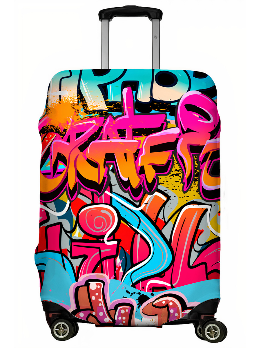 фото Чехол для чемодана lejoy lj-case-146 graffiti s