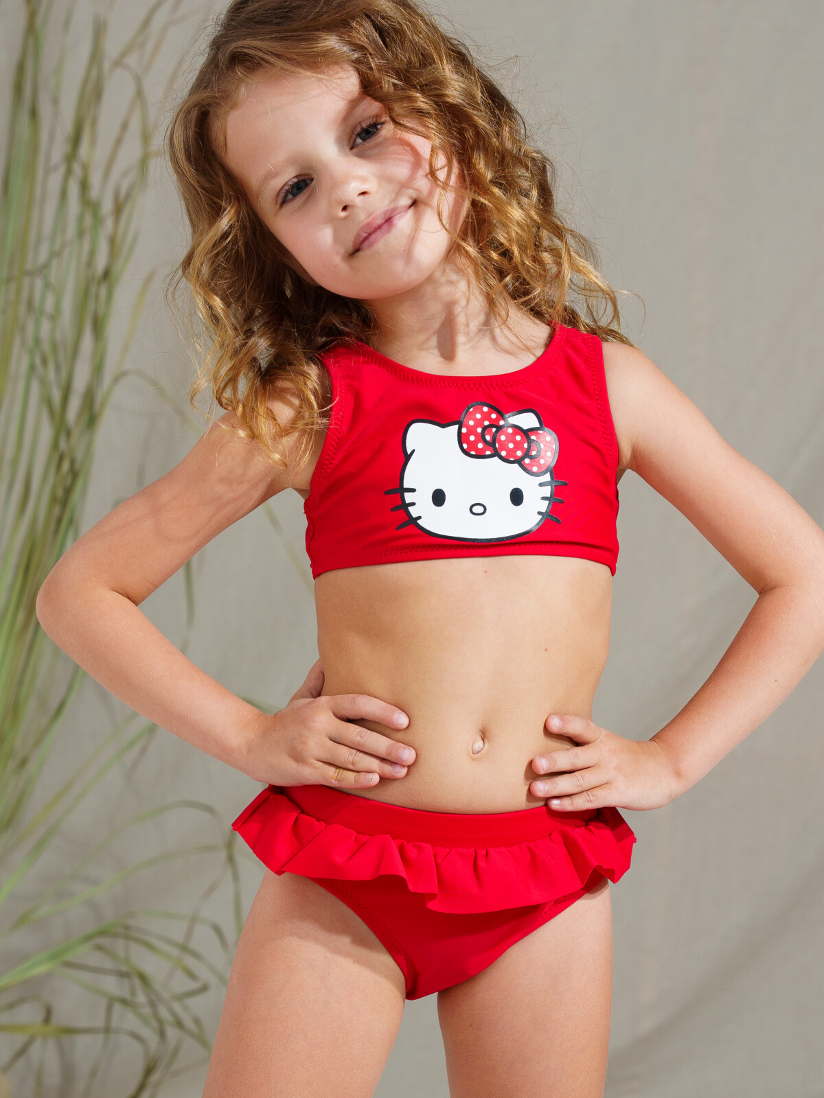 

Купальник раздельный детский PlayToday Kids 12342124, красный, 104, 12342124