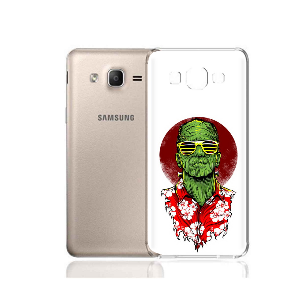 

Чехол MyPads Tocco для Samsung Galaxy A7 (2015) крутой зеленый мужчина в очках, Прозрачный, Tocco