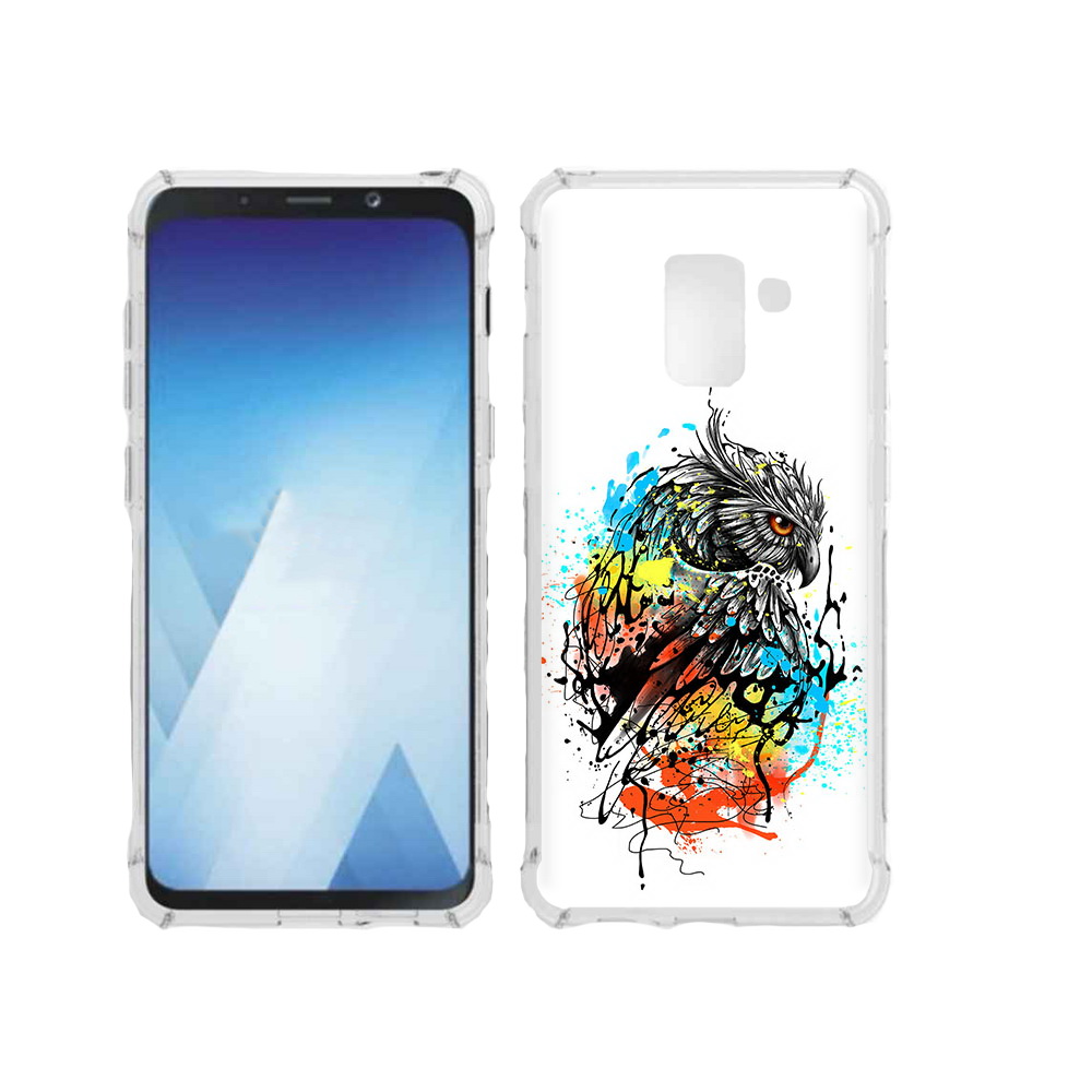 

Чехол MyPads Tocco для Samsung Galaxy A5 (2018) Творческая сова (PT95317.573.170), Прозрачный, Tocco