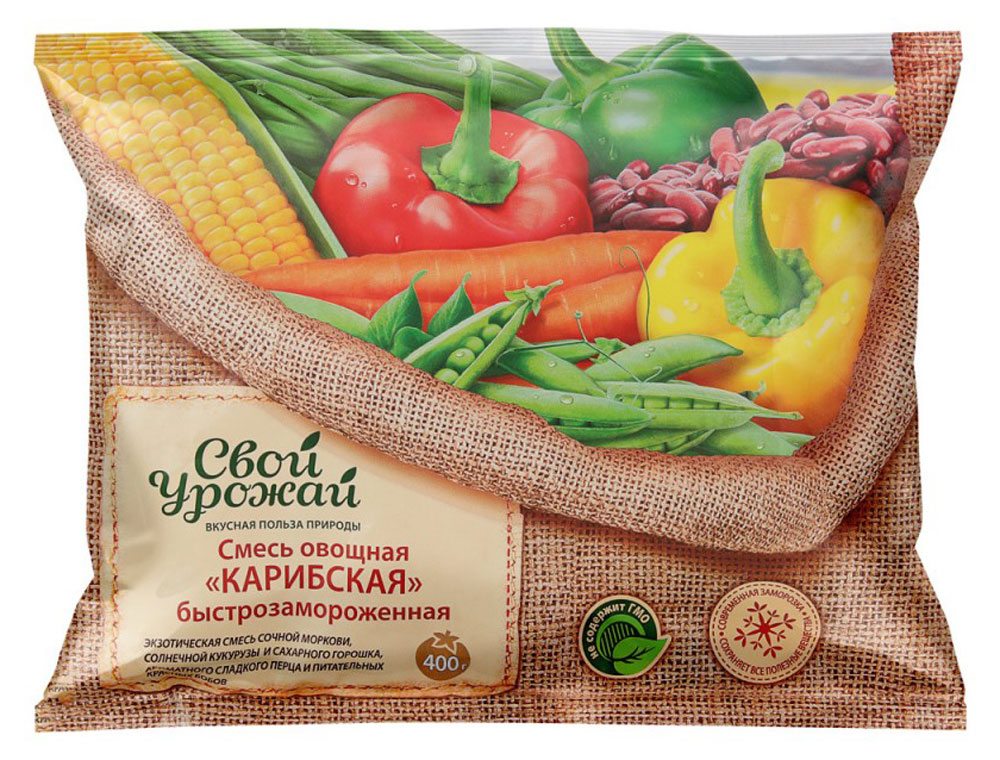 

Смесь Свой Урожай овощная Карибская замороженная