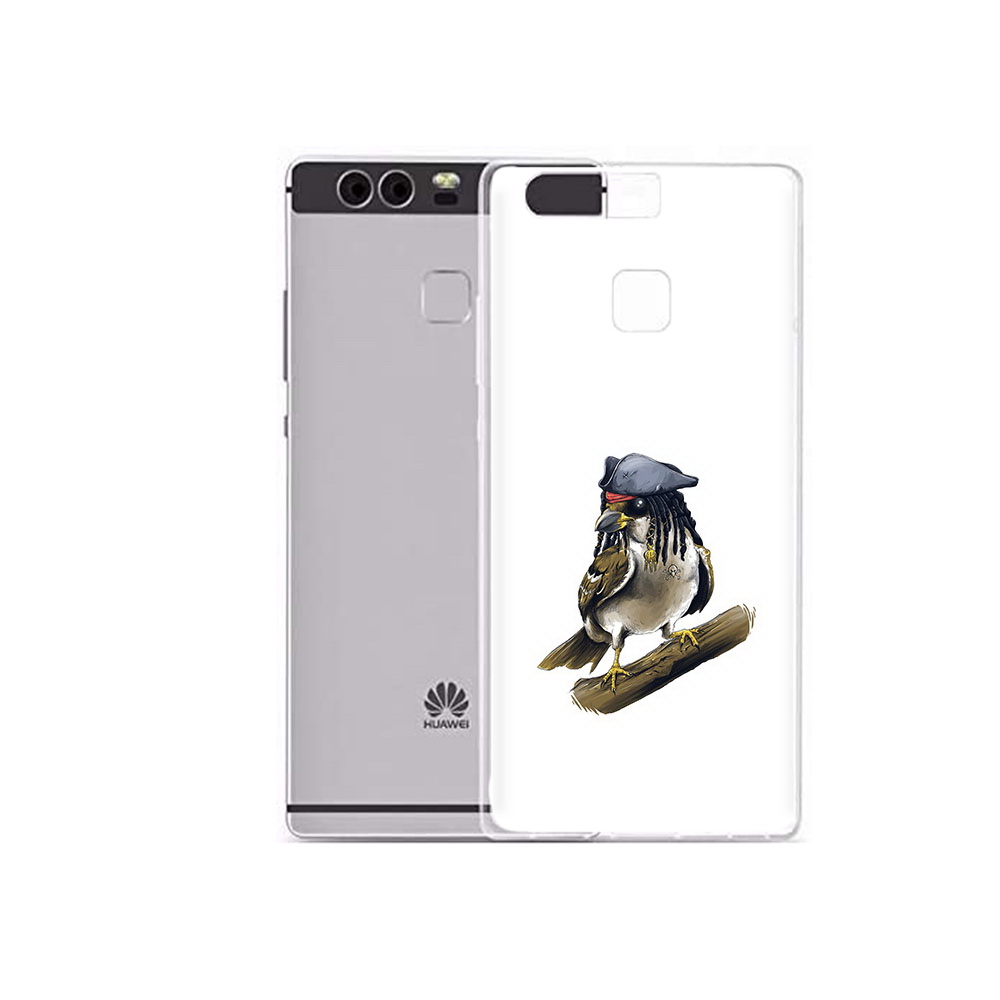 

Чехол MyPads Tocco для Huawei P9 Plus Джек воробей (PT31455.54.65), Прозрачный, Tocco