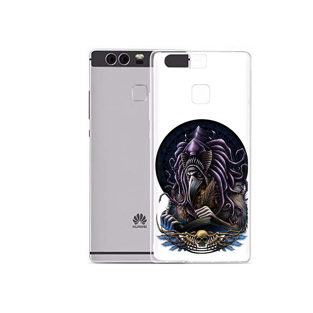 

Чехол MyPads Tocco для Huawei P9 Plus умный ворон (PT31455.54.650), Прозрачный, Tocco