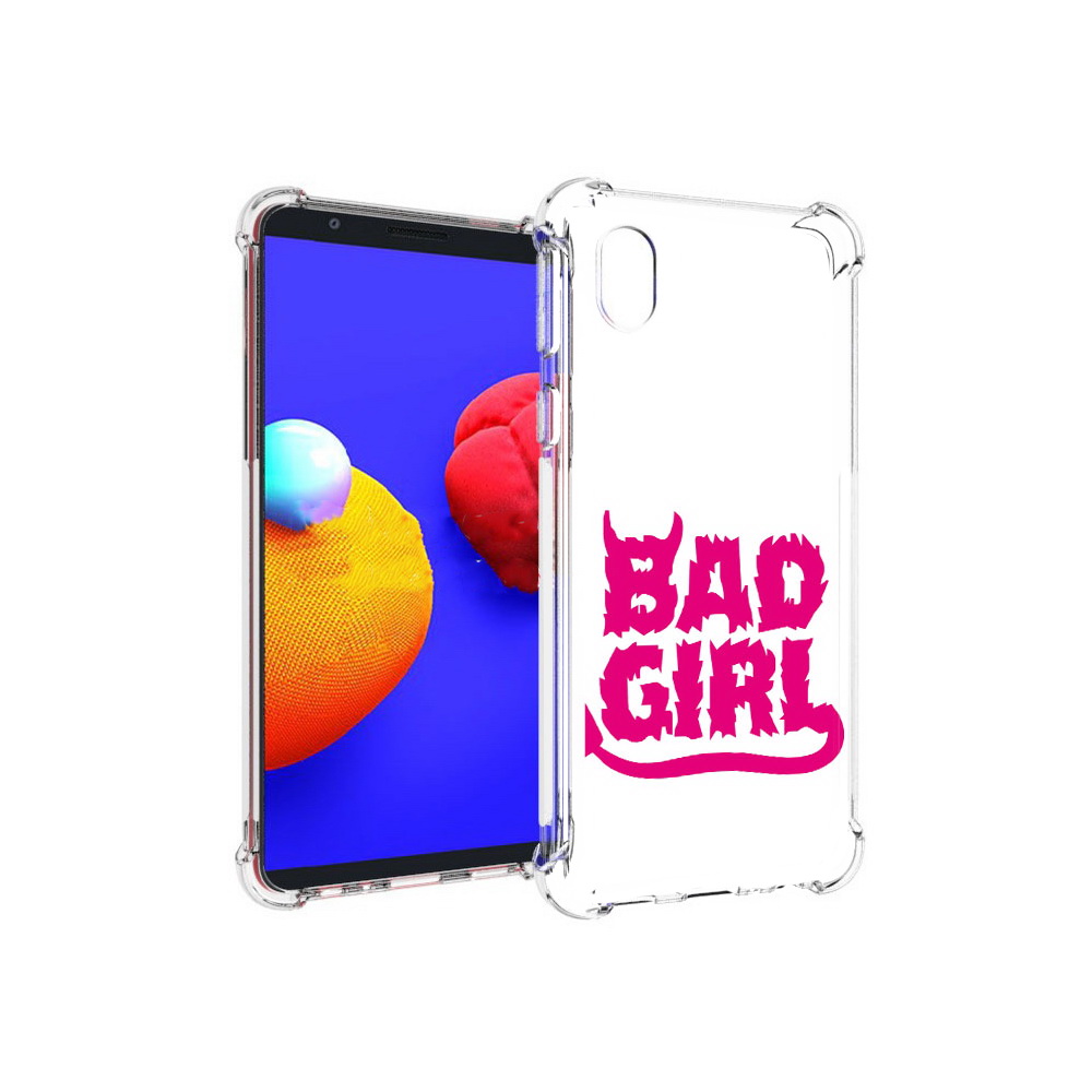

Чехол MyPads Tocco для Samsung Galaxy A01 Core плохая девочка (PT151825.477.545), Прозрачный, Tocco