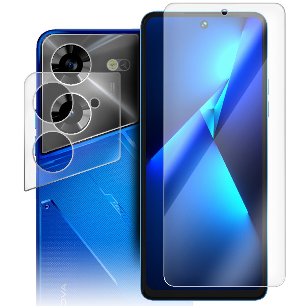 

Стекло защитное гибридное для TECNO Pova 5 + защита камеры (2шт.)