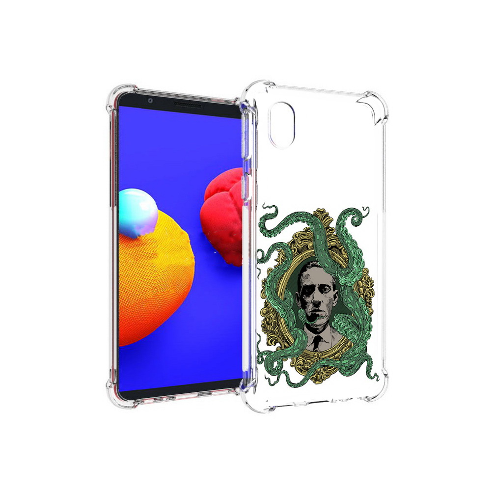 

Чехол MyPads Tocco для Samsung Galaxy A01 Core портрет с кракеном (PT151825.477.552), Прозрачный, Tocco