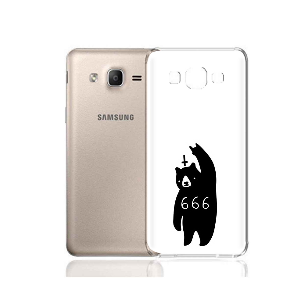 

Чехол MyPads Tocco для Samsung Galaxy A7 (2015) медведь 666 (PT11625.595.462), Прозрачный, Tocco