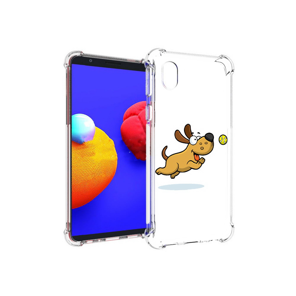 

Чехол MyPads Tocco для Samsung Galaxy A01 Core пёсик (PT151825.477.563), Прозрачный, Tocco