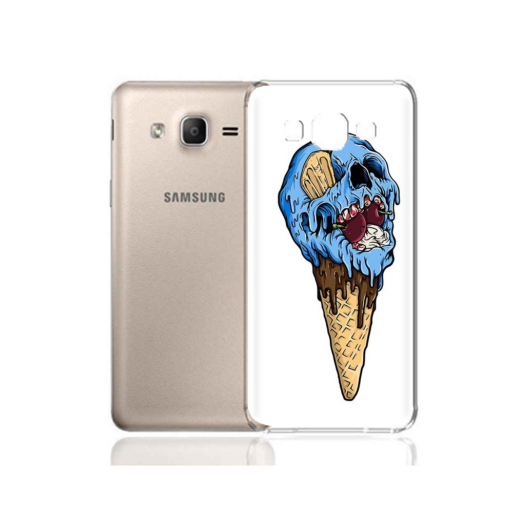 

Чехол MyPads Tocco для Samsung Galaxy A7 (2015) мороженное череп (PT11625.595.484), Прозрачный, Tocco