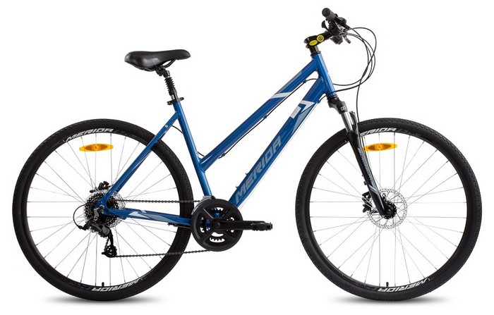 

Велосипед Merida Crossway 10 Lady (2022) blue/white gray