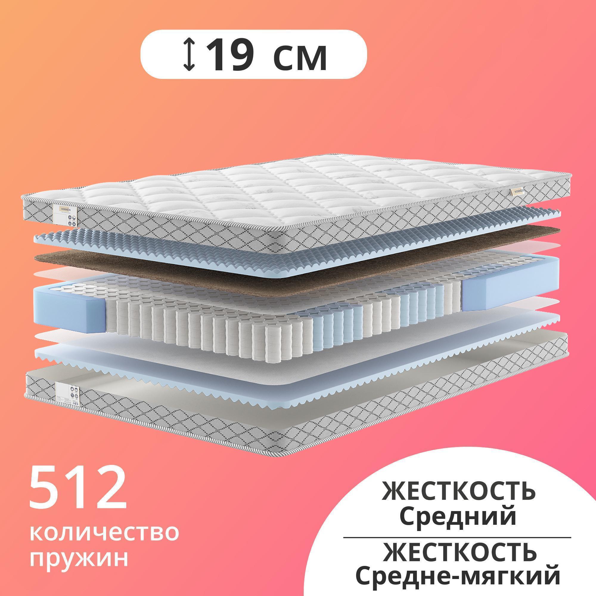 

Матрас Hinnen Optima Comfort 70х140, Белый, Optima Comfort