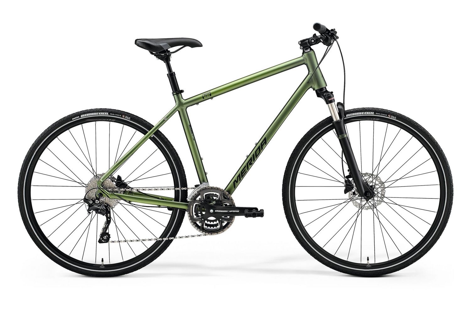 

Велосипед Merida Crossway 300 (2021) matt fog green/dark green, Зеленый