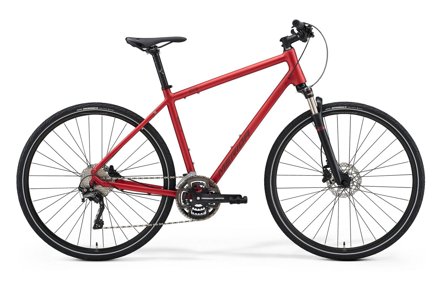 

Велосипед Merida Crossway 500 (2021) 59 см, Красный