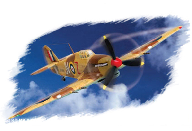 

Сборная модель HobbyBoss 1/72 Истребитель Hurricane MK II TROP 80216