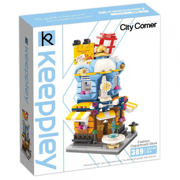 Конструктор Keeppley Торговый центр серия City Corner, 389 дет конструктор playmobil торговый центр витрина