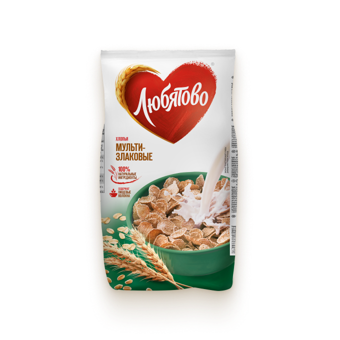 

Хлопья мультизлаковые Любятово 250 г