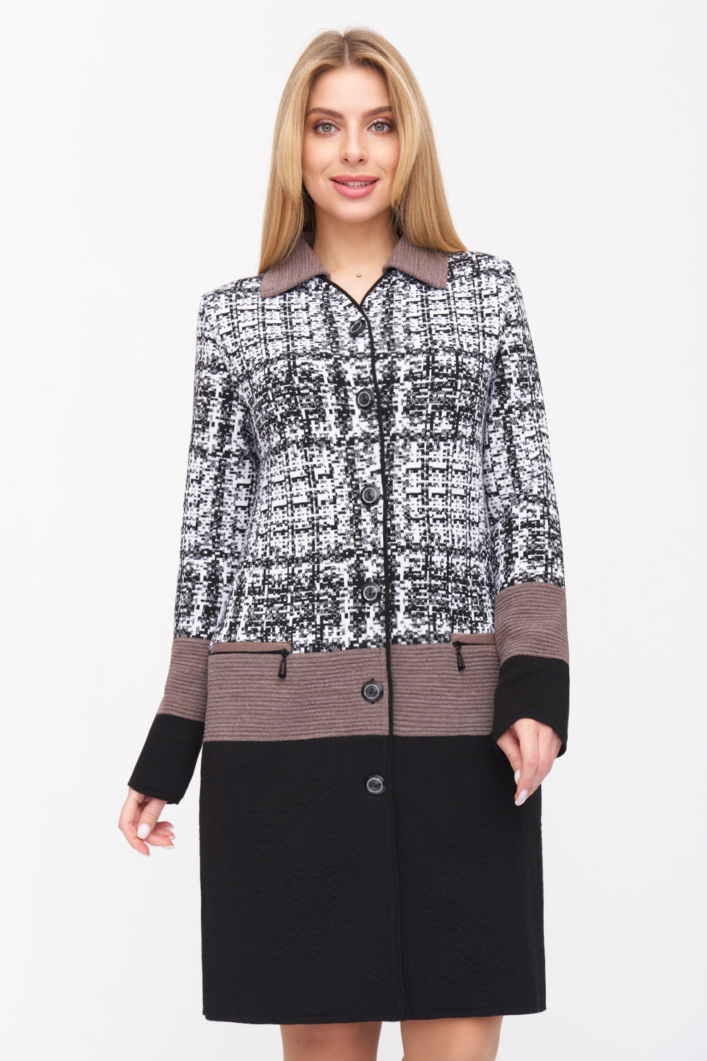 

Кардиган женский Злата Стиль В 1775 черный 50 RU, В 1775