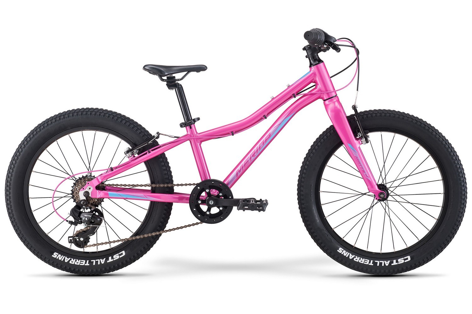 Велосипед Merida Matts J20+ Eco (2022) silk candy pink/purple blue