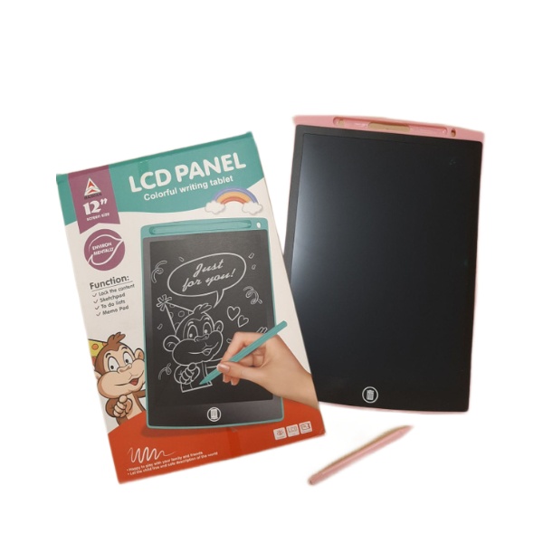 

Графический планшет Environ для рисования LCD Panel 12 розовый, LCD