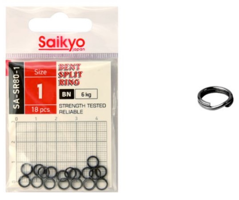 

Заводное кольцо Saikyo SA-SR80-1 (1 упк. по 20 шт.), Черный, SA-SR80-1