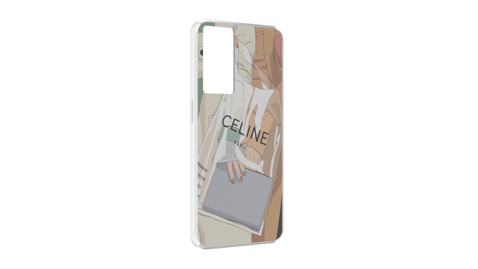 

Чехол MyPads пакет-келин-париж женский для OPPO A96 5G / Reno7 Lite / Reno 7Z / F12 Pro 5G, Прозрачный, Tocco