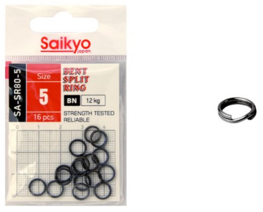 

Заводное кольцо Saikyo SA-SR80-5 (1 упк. по 16 шт.), Черный, SA-SR80-5