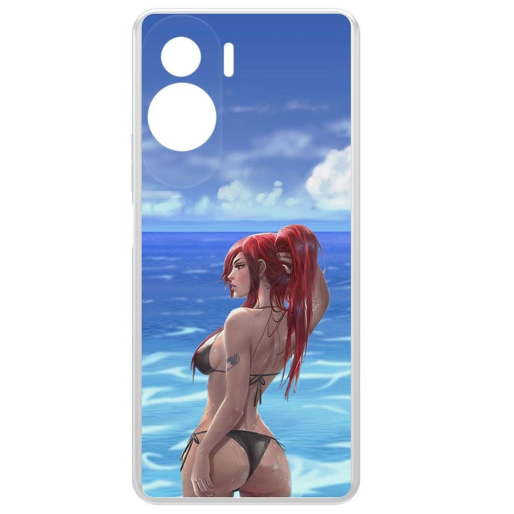 

Чехол-накладка Krutoff Clear Case Купальник женский для Honor 90 Lite, Прозрачный