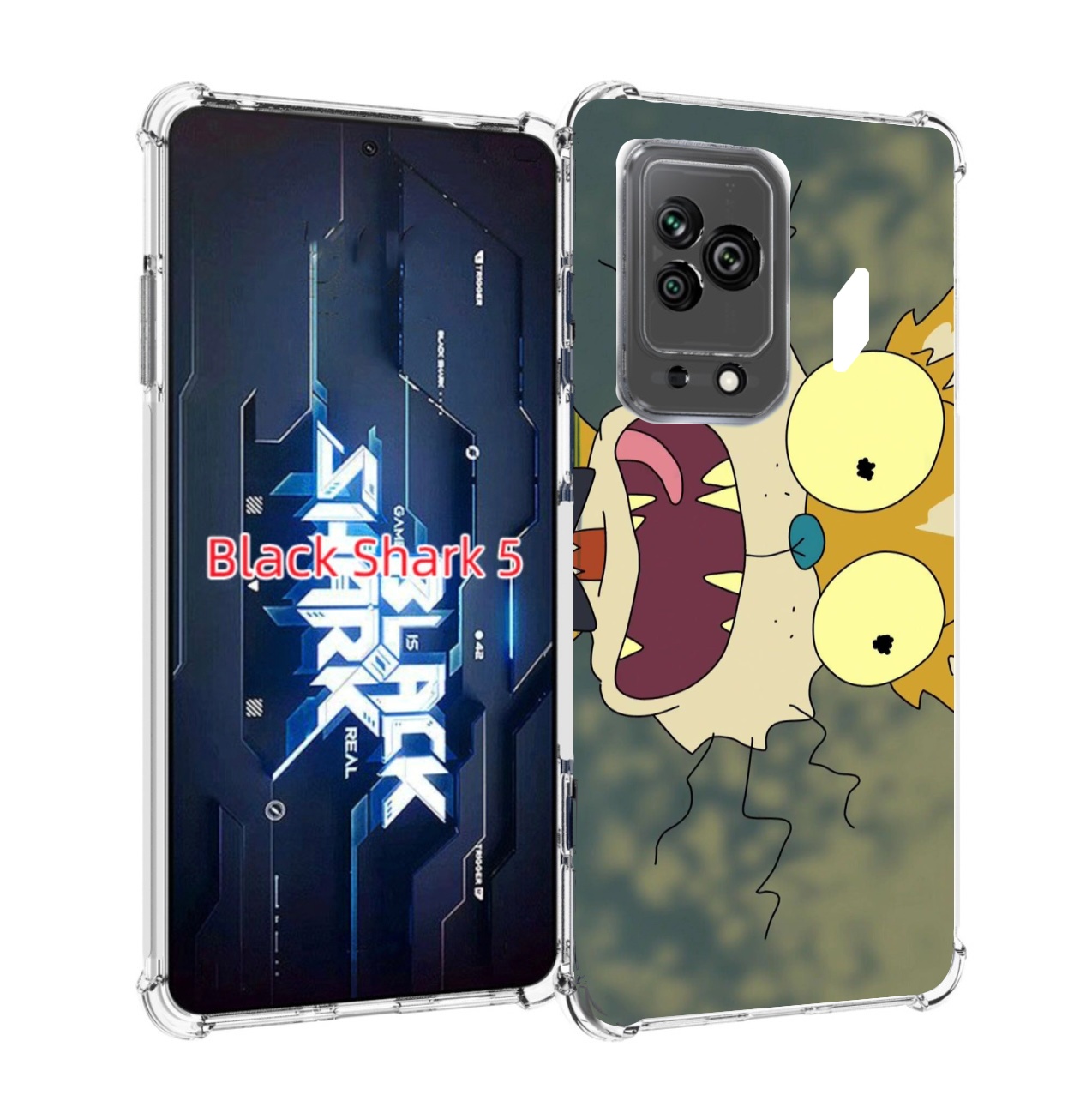 

Чехол MyPads пугливый кот для Xiaomi Black Shark 5, Прозрачный, Tocco